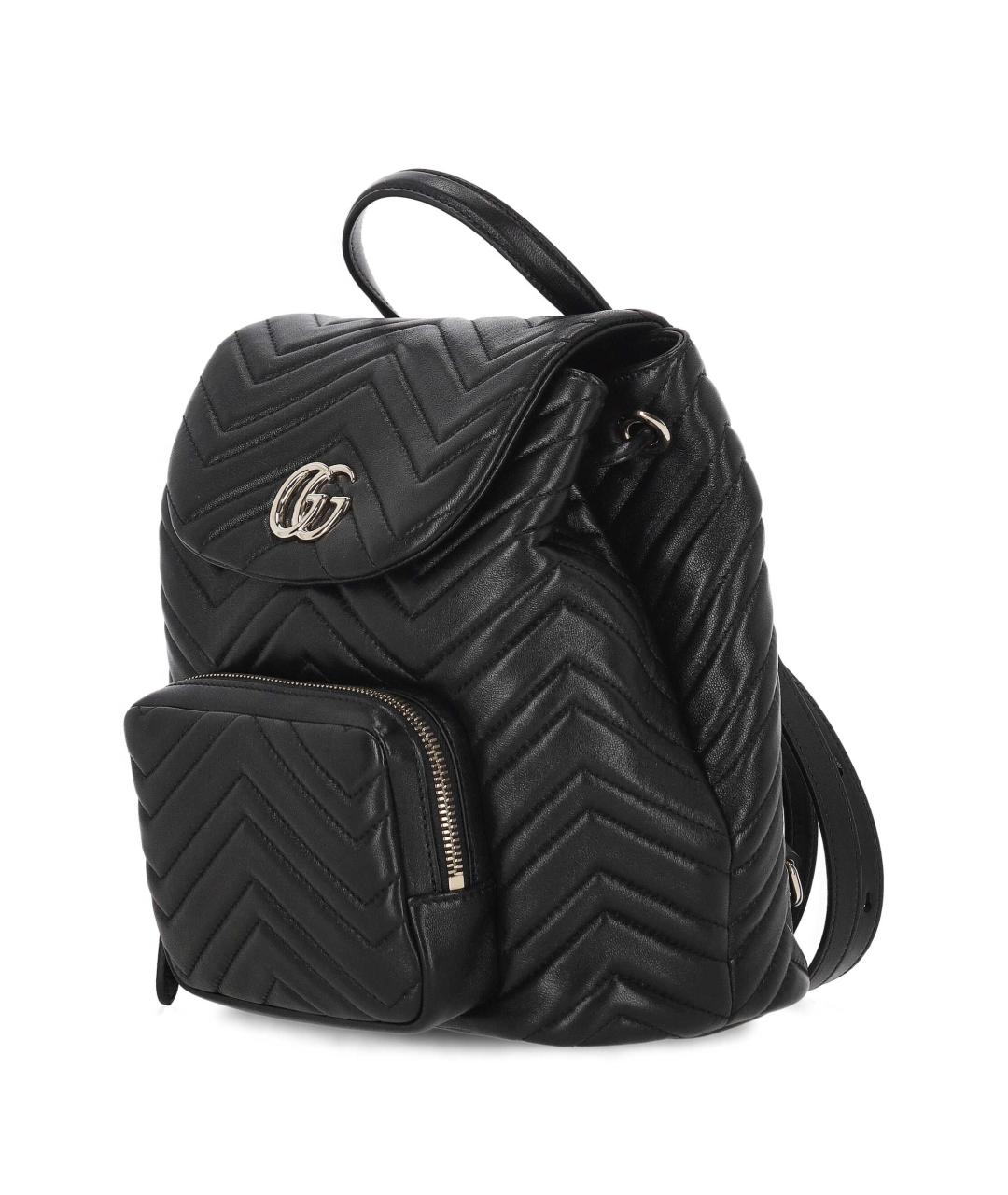 GUCCI Черный кожаный рюкзак, фото 2