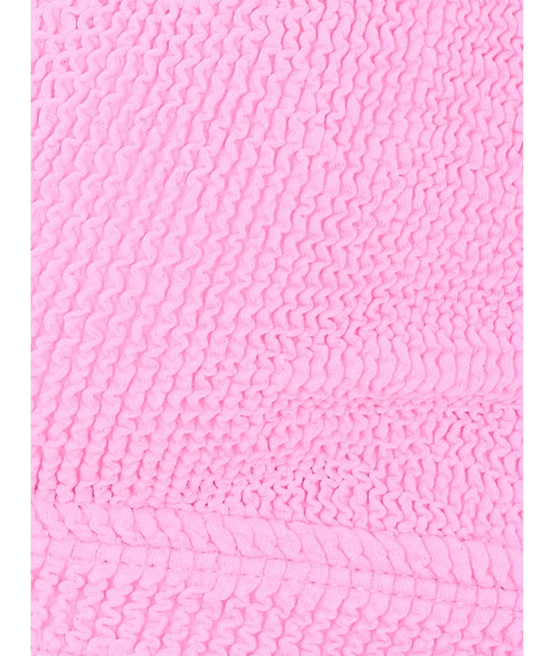 HUNZA G Розовый полиамидовый купальник, фото 3