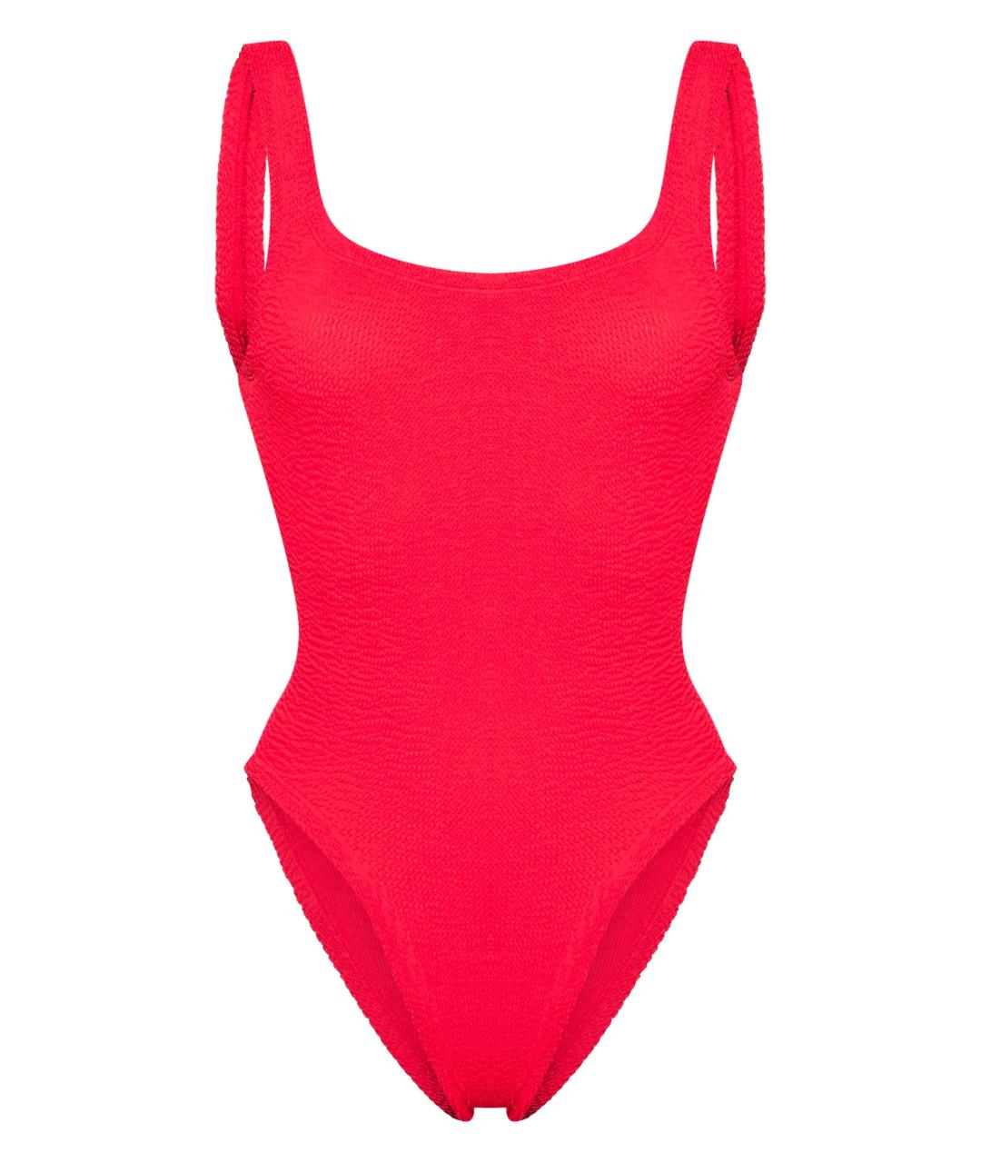 HUNZA G Фуксия полиамидовый купальник, фото 1
