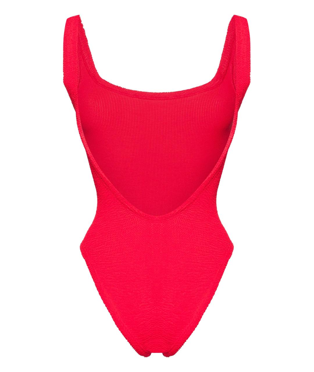 HUNZA G Фуксия полиамидовый купальник, фото 2