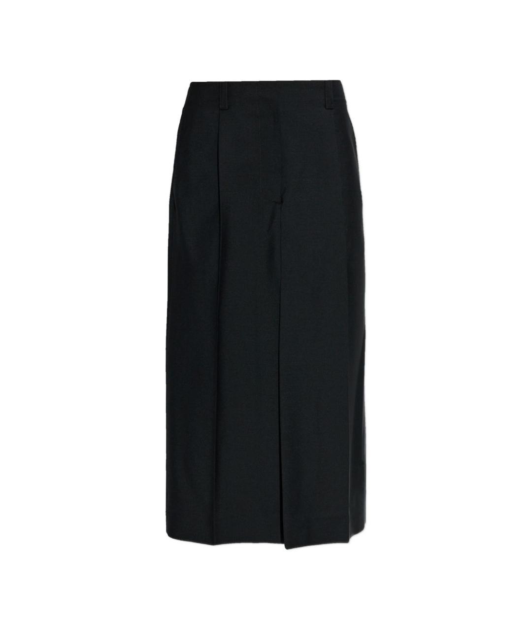 GIVENCHY Черные шерстяные прямые брюки, фото 1