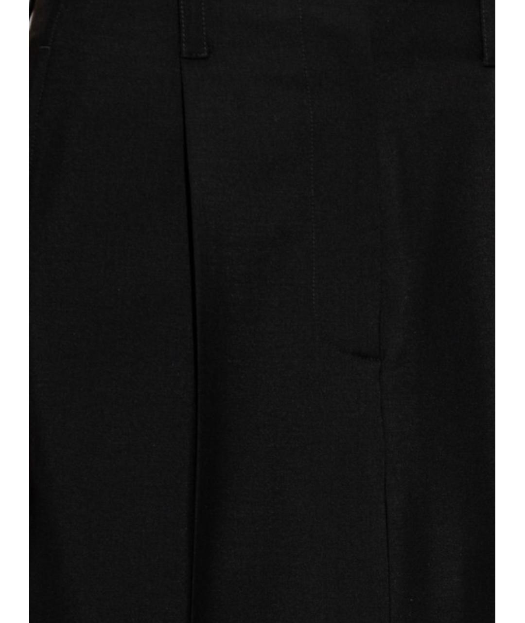 GIVENCHY Черные шерстяные прямые брюки, фото 2