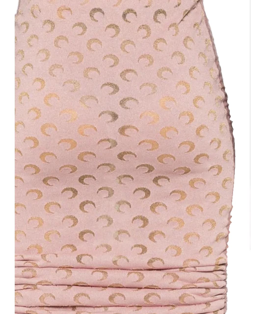 MARINE SERRE Розовая юбка миди, фото 3