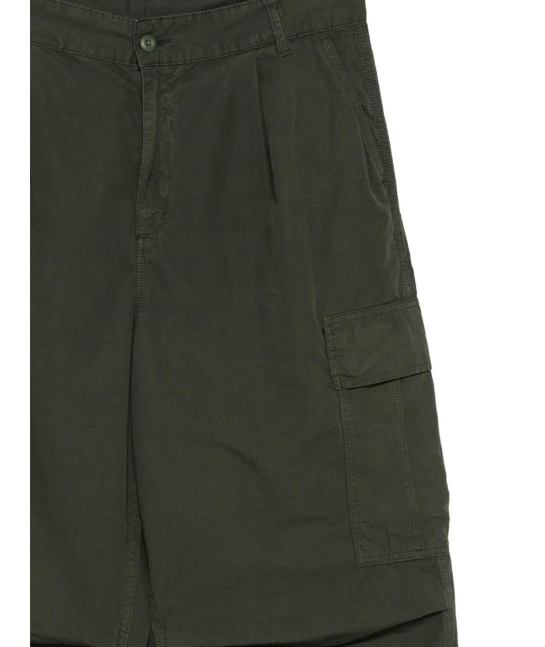 CARHARTT WIP Хаки хлопковые повседневные брюки, фото 2