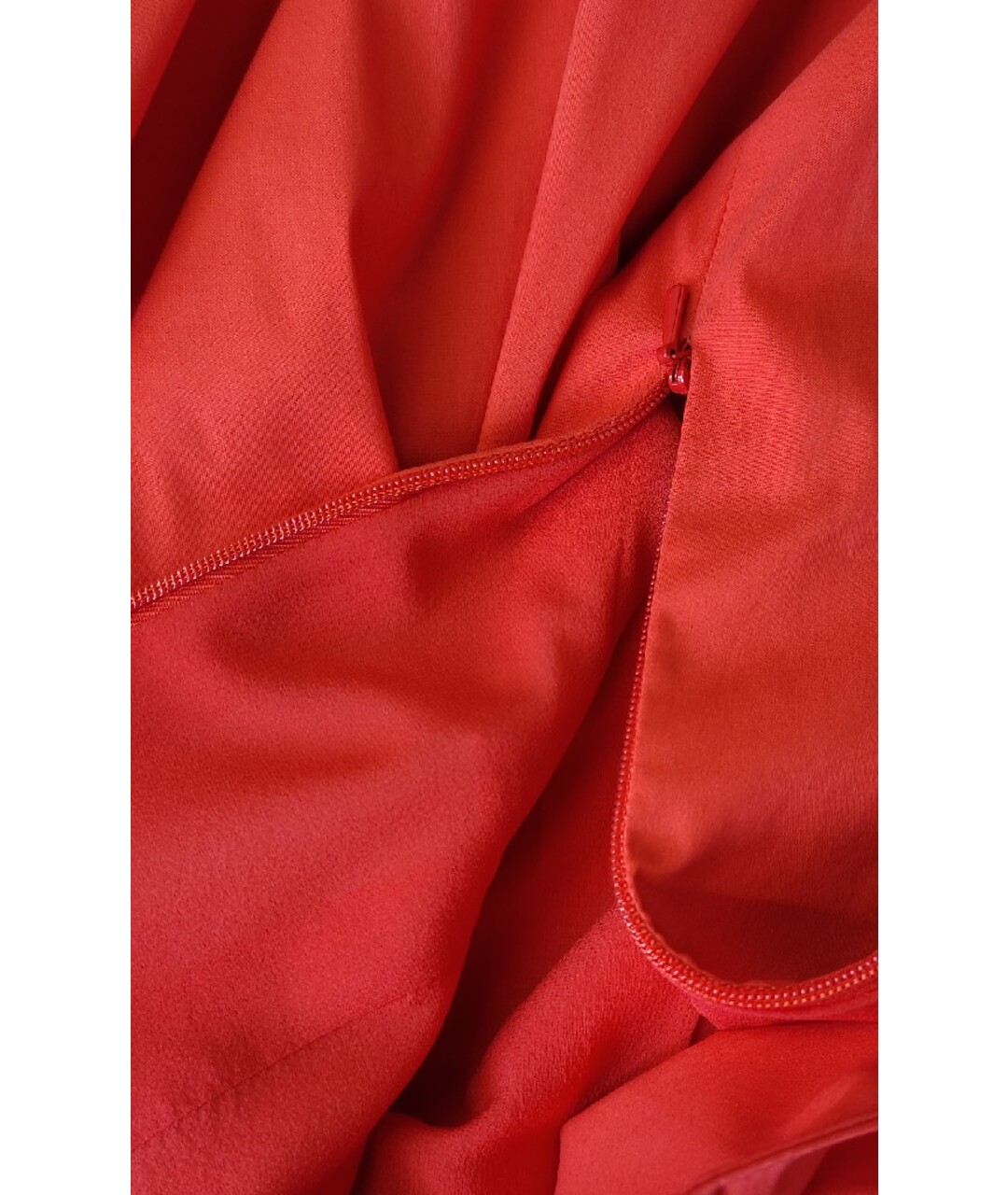 OSCAR DE LA RENTA Красное хлопковое платье, фото 6