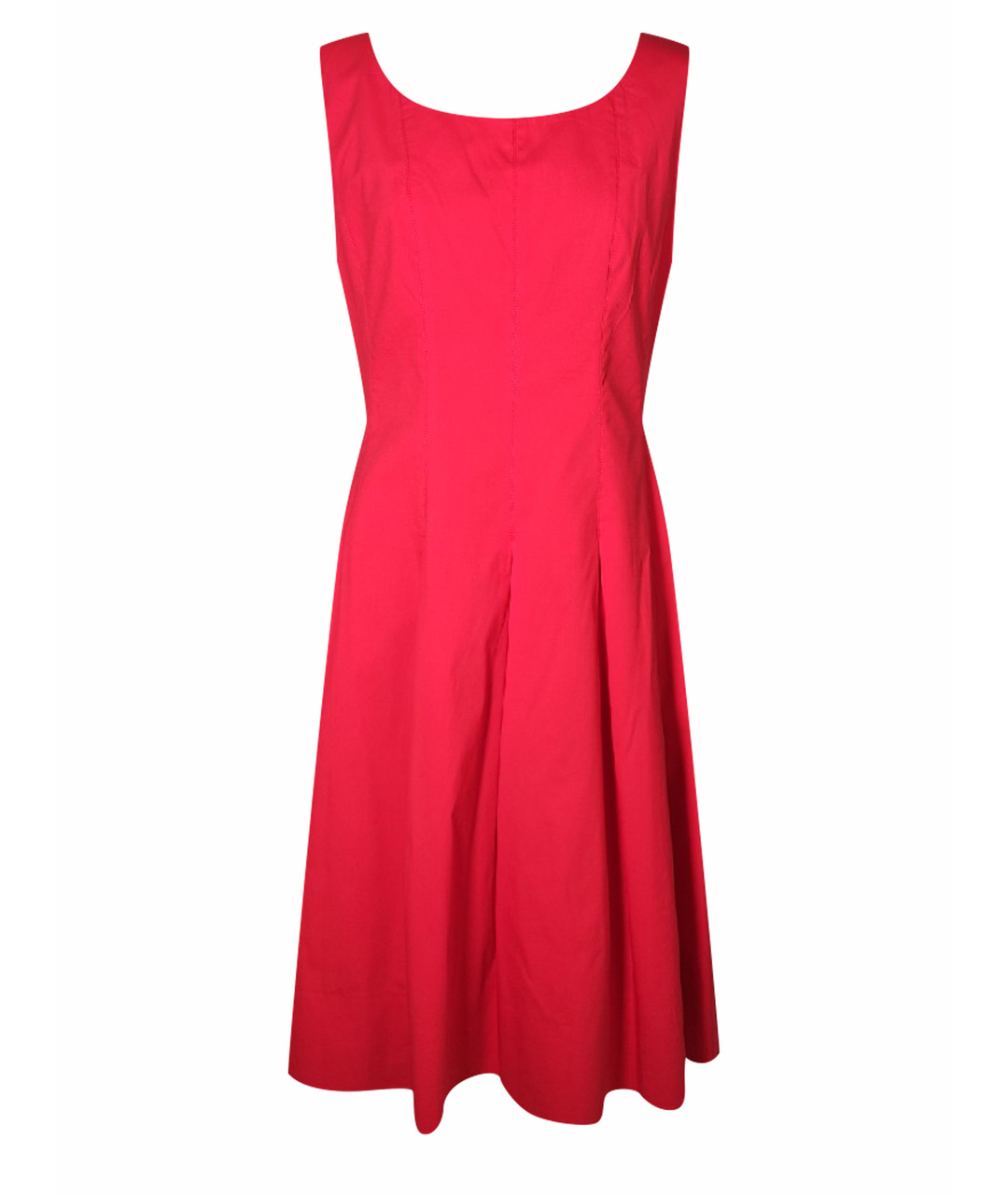 OSCAR DE LA RENTA Красное хлопковое платье, фото 1