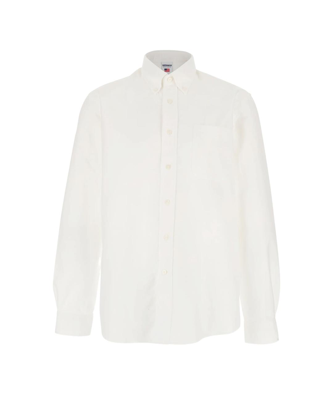 SEBAGO Белая хлопковая кэжуал рубашка, фото 1