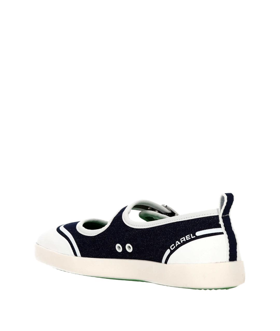 CAREL Синие текстильные балетки, фото 3