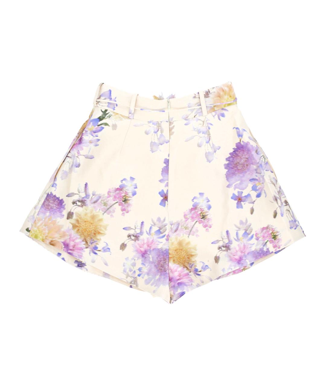 ZIMMERMANN Мульти шелковые шорты, фото 3