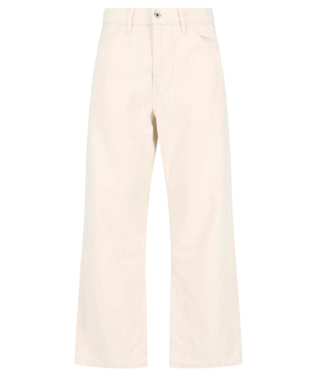 LEVI'S Бежевые хлопковые повседневные брюки, фото 1