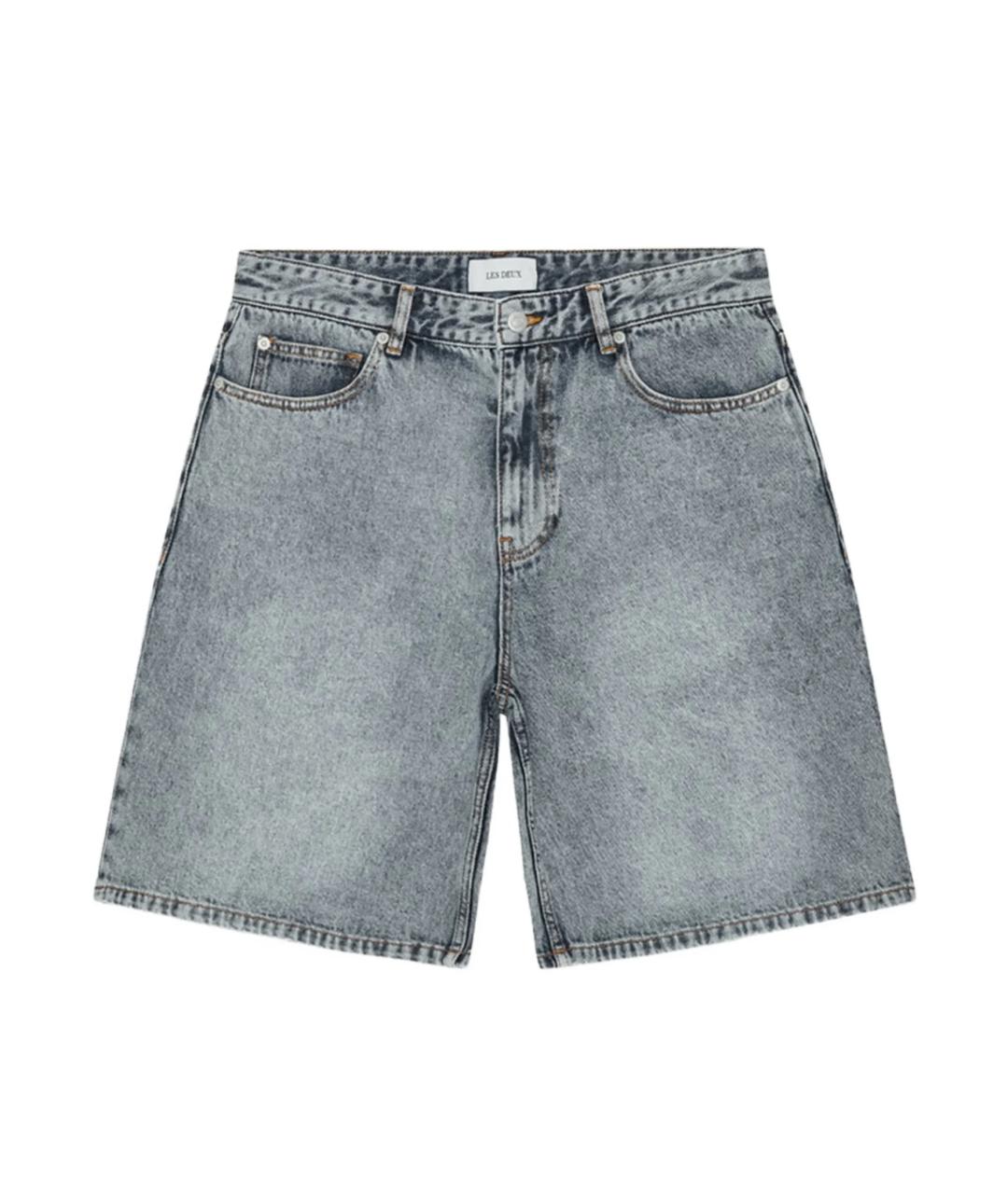 LES DEUX Синие хлопковые шорты, фото 1