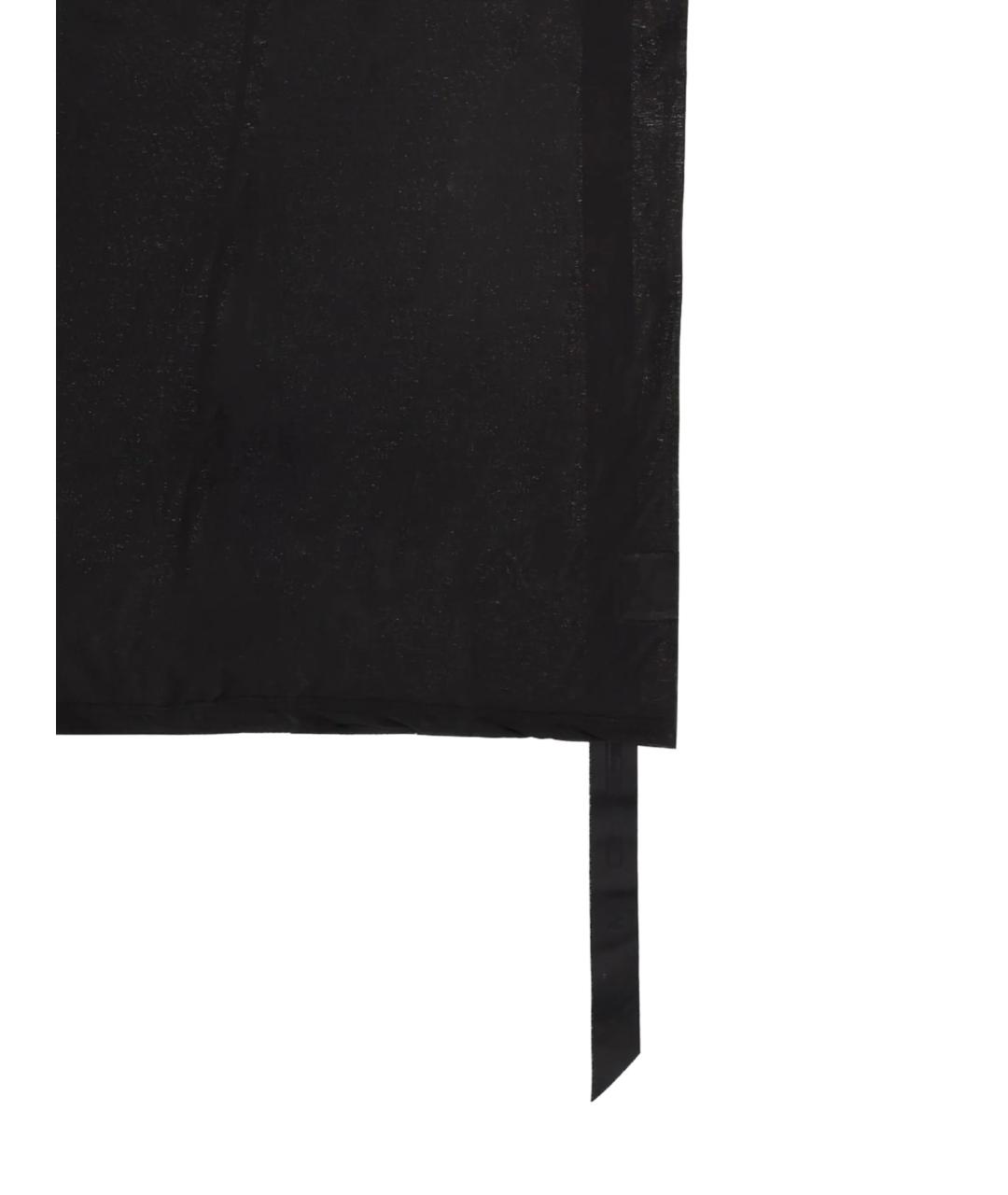 RICK OWENS DRKSHDW Черная хлопковая футболка, фото 2