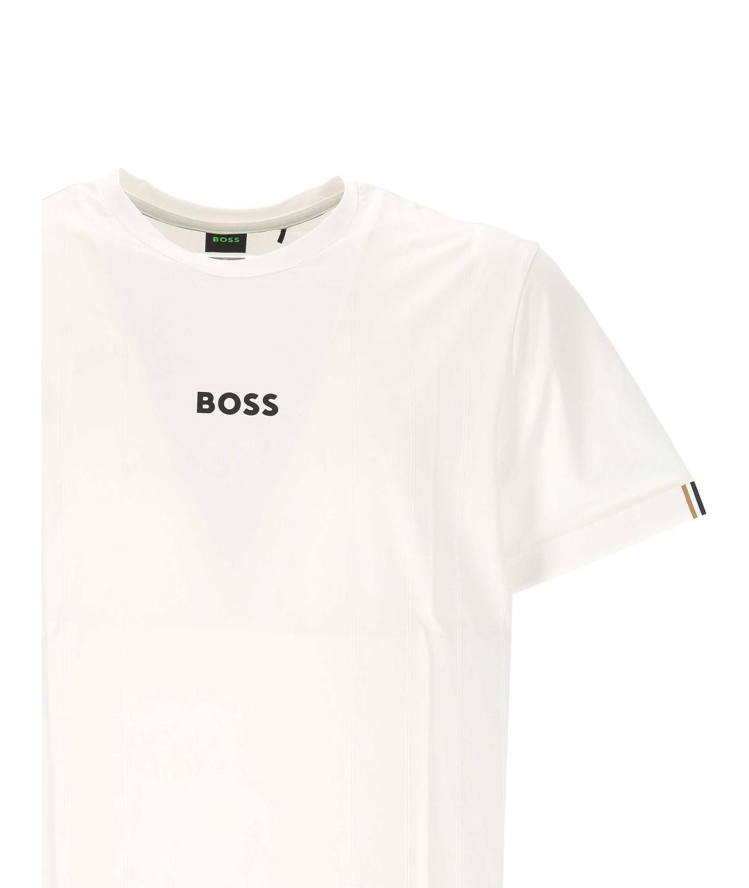 HUGO BOSS Белая футболка, фото 2