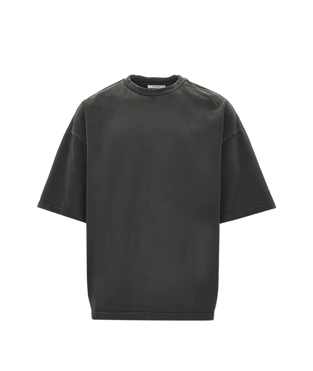 entire studios Черная хлопковая футболка, фото 1