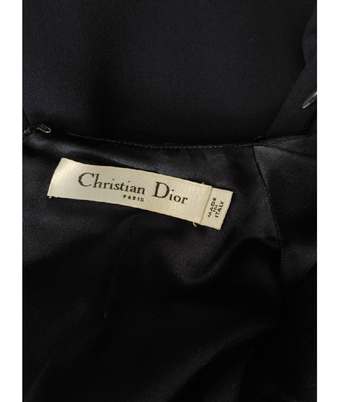 CHRISTIAN DIOR PRE-OWNED Темно-синее платье, фото 4