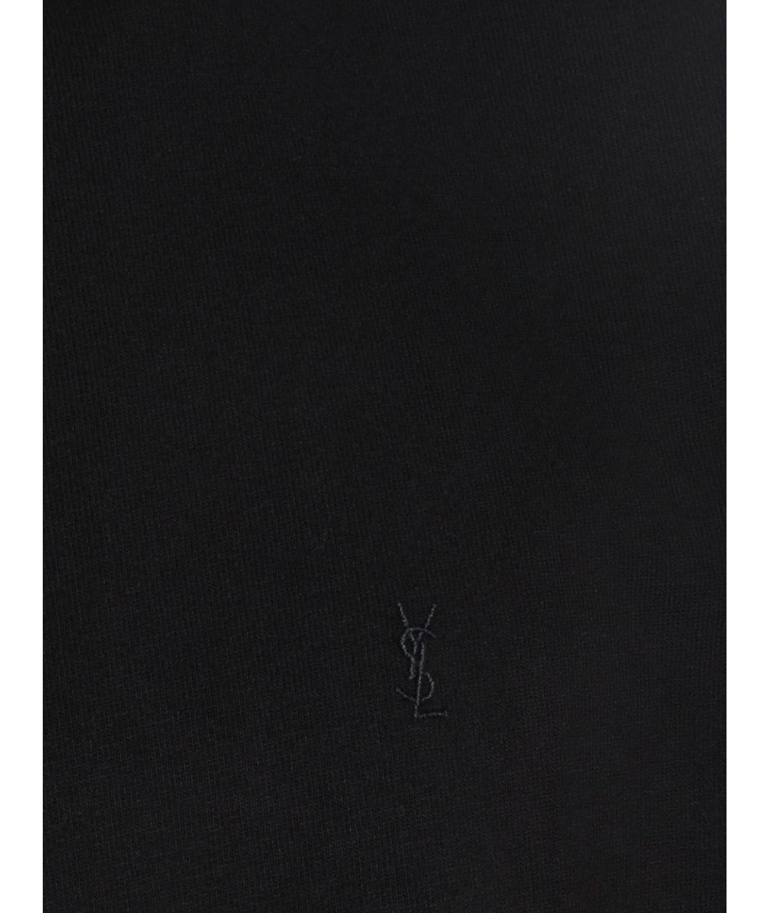 SAINT LAURENT Черная футболка, фото 3