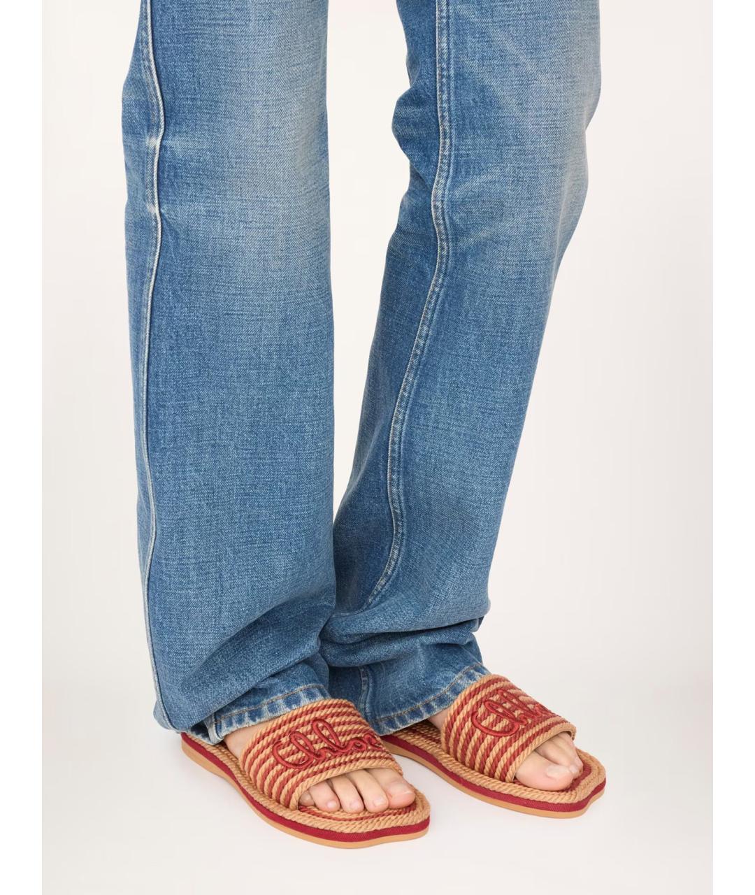 CHLOE Мульти шлепанцы, фото 4