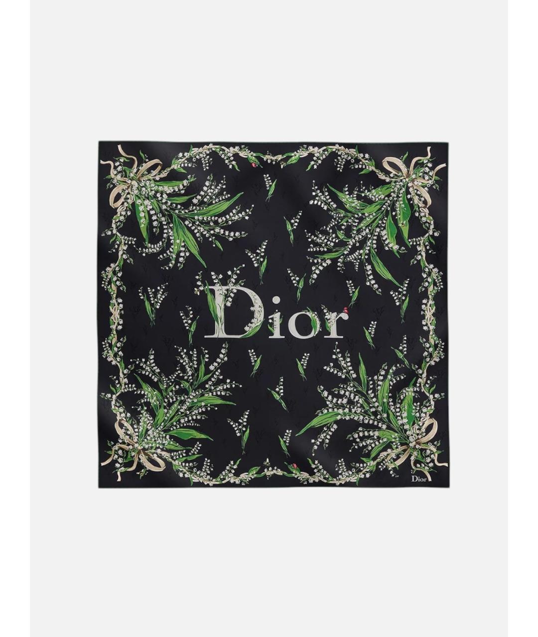 CHRISTIAN DIOR Мульти шелковый платок, фото 3