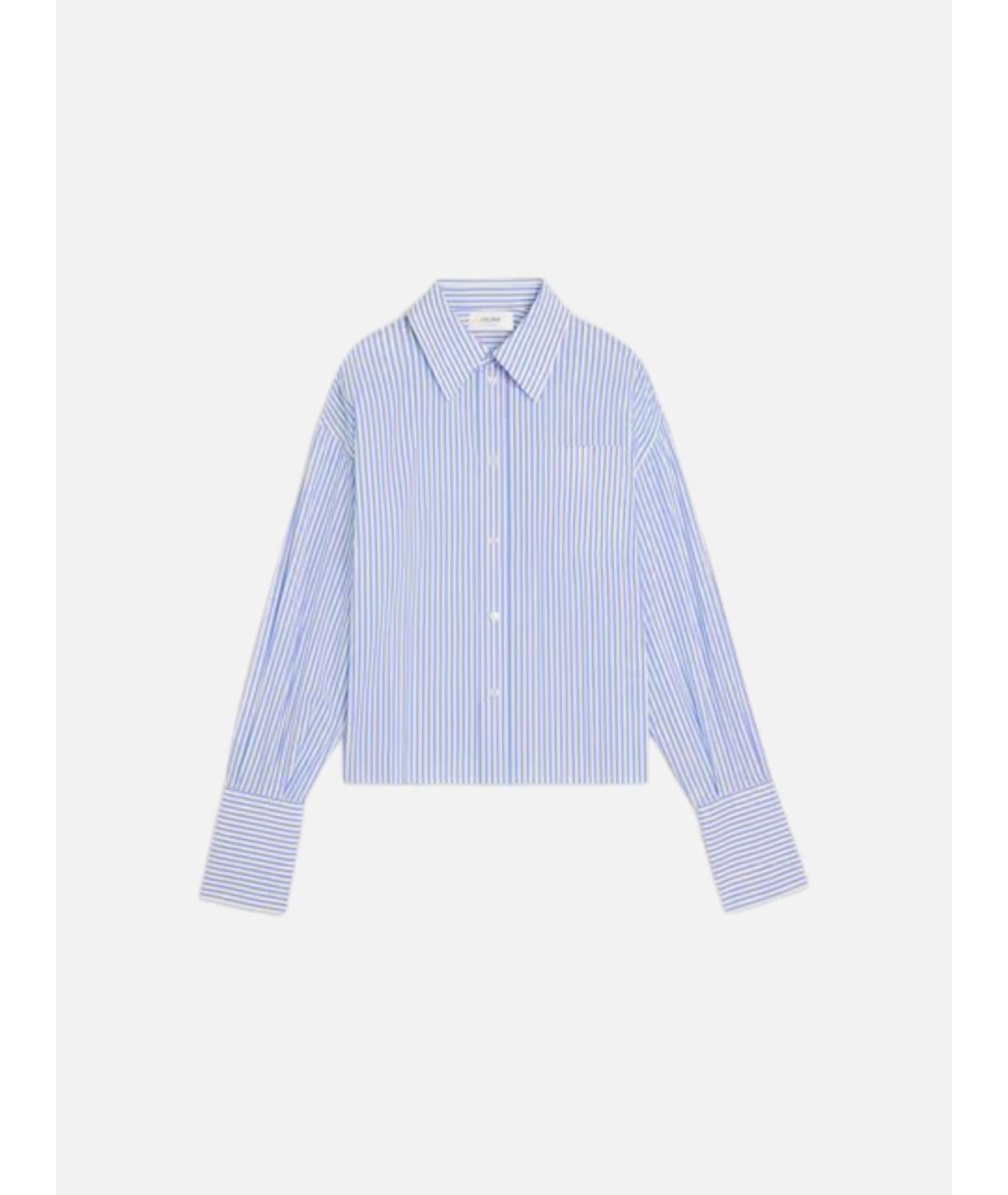 CELINE Синяя хлопковая рубашка, фото 4