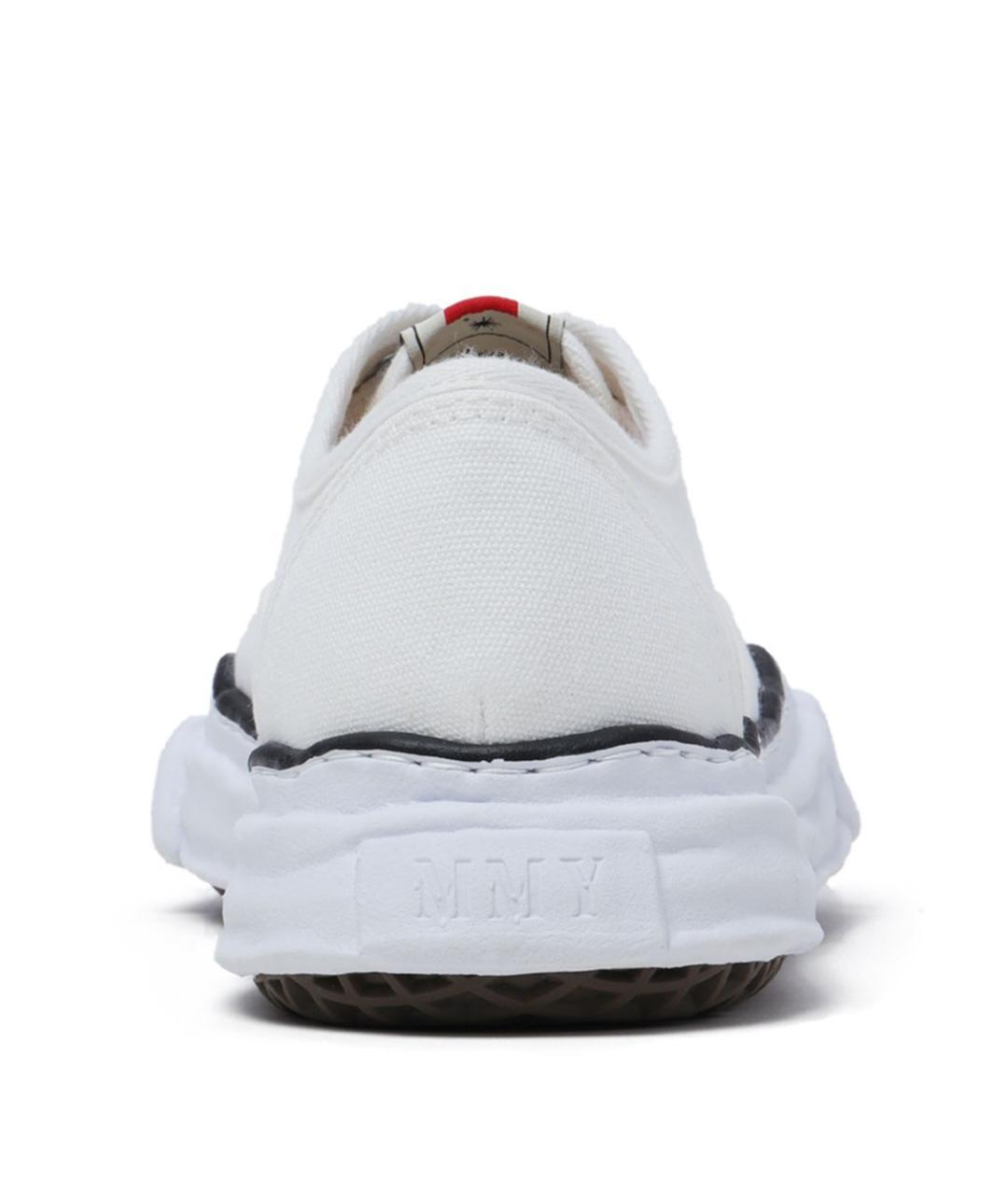 Mihara Yasuhiro Белые текстильные низкие кроссовки / кеды, фото 5