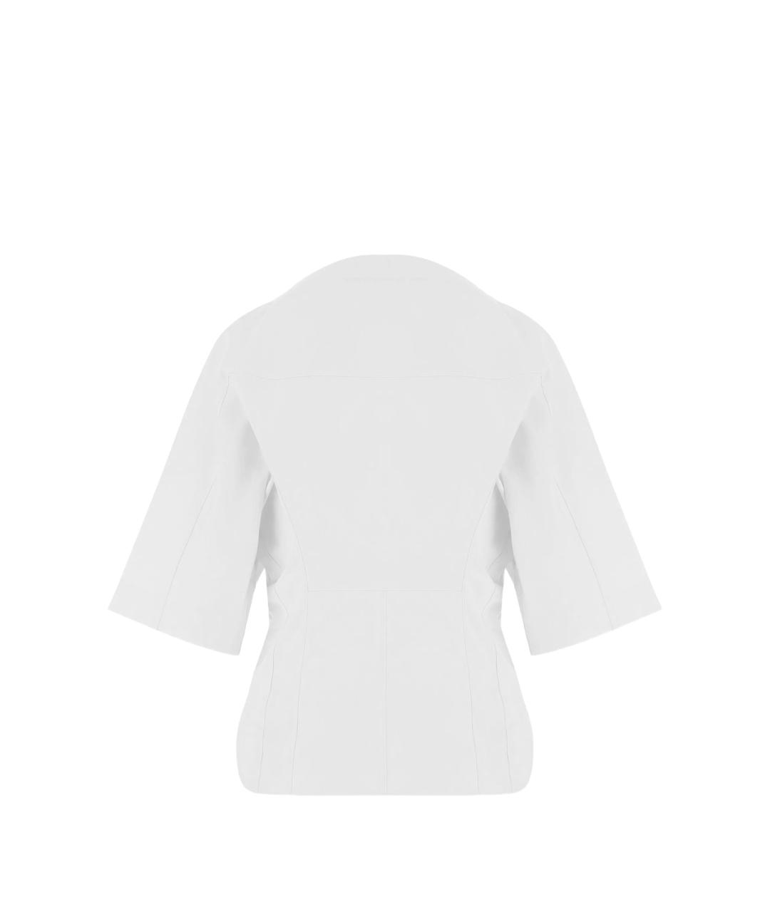 JACQUEMUS Белая хлопковая рубашка, фото 3