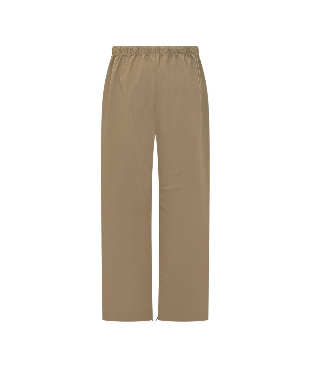 FEAR OF GOD ESSENTIALS Бежевые полиамидовые повседневные брюки, фото 3