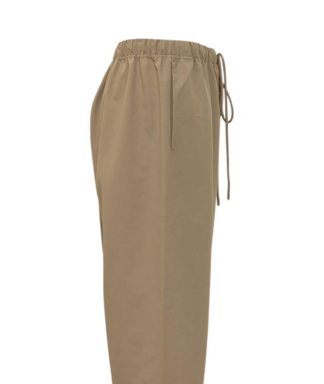 FEAR OF GOD ESSENTIALS Бежевые полиамидовые повседневные брюки, фото 2