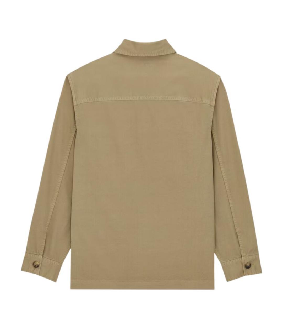 SAINT LAURENT Бежевая хлопковая куртка, фото 3