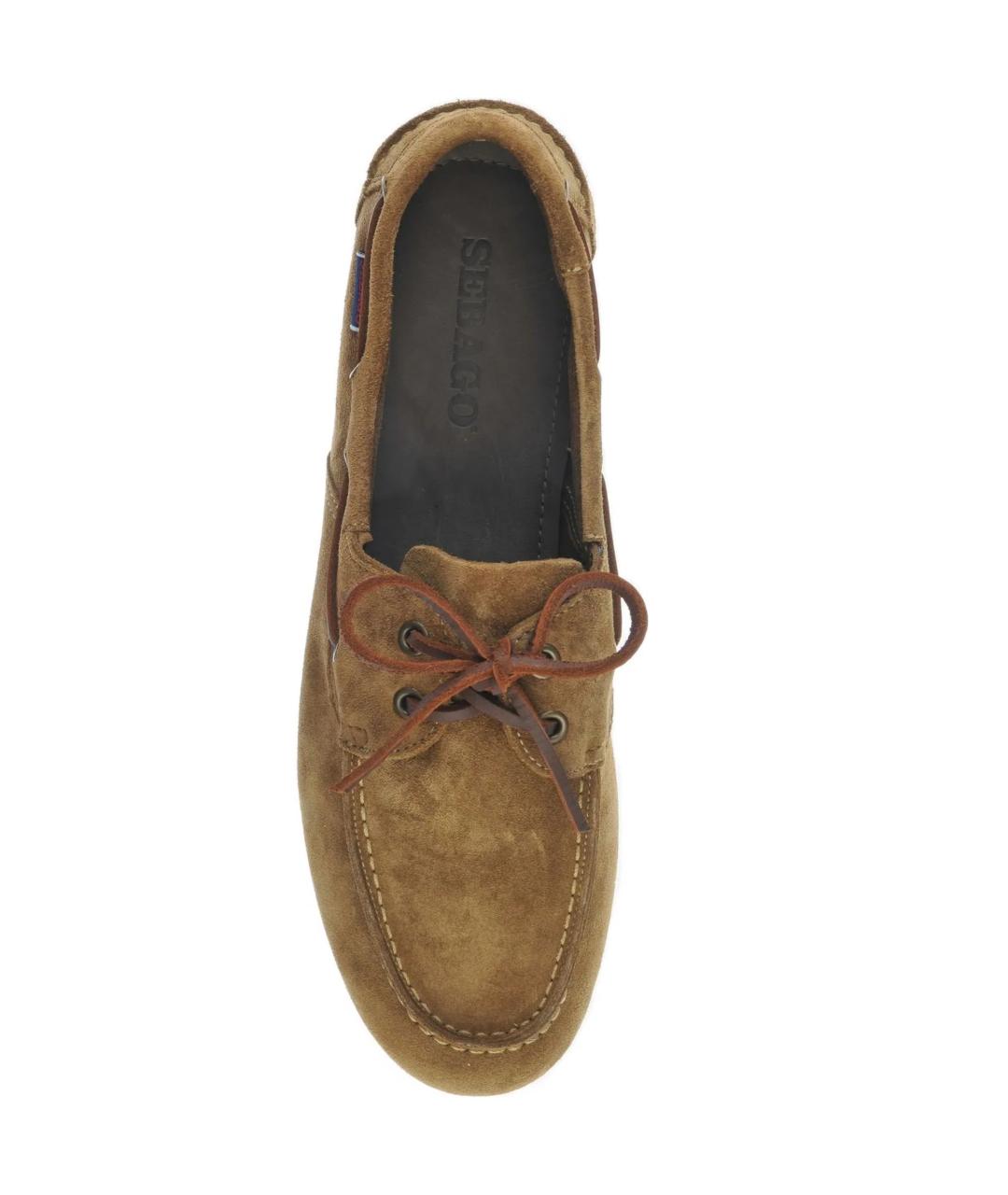 SEBAGO Коричневые замшевые лоферы, фото 5