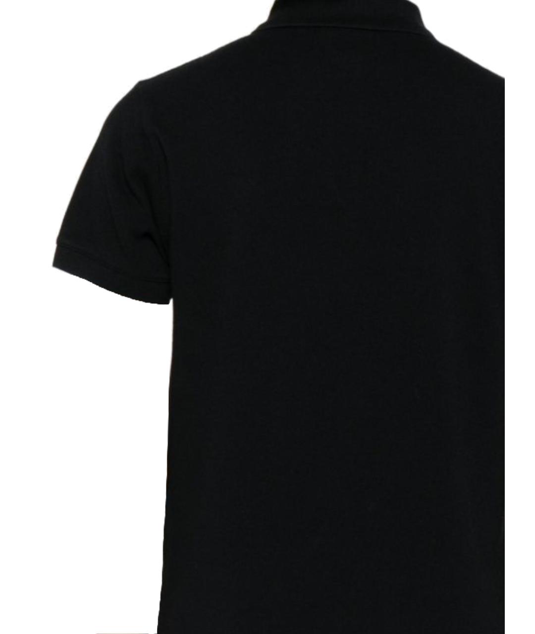 MAISON KITSUNE Черная хлопковая футболка, фото 3