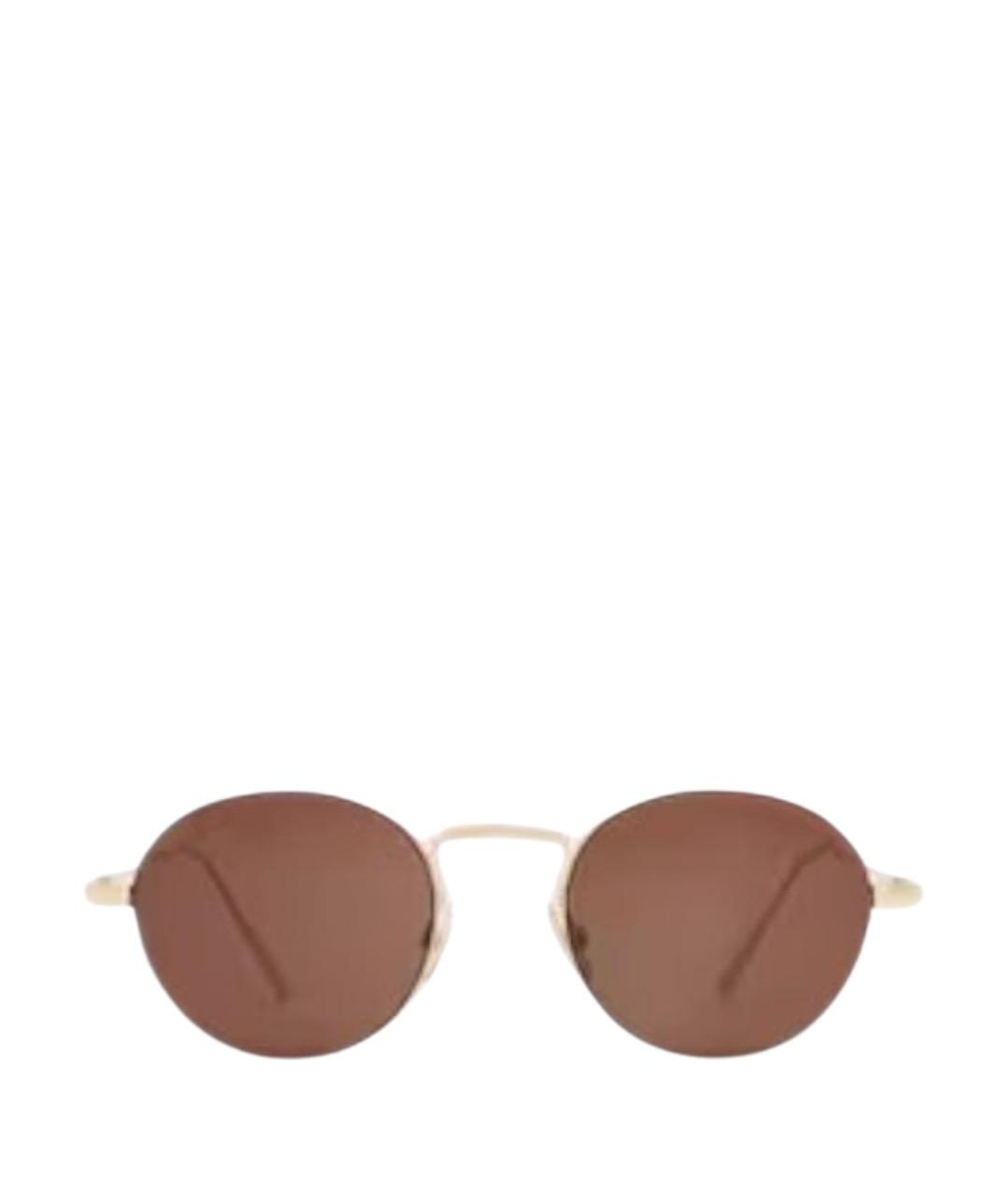 CELINE Золотые металлические солнцезащитные очки, фото 1