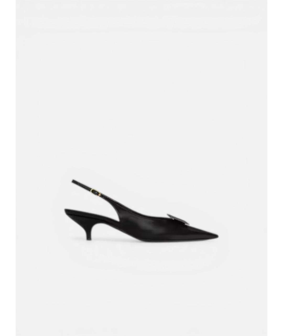 CELINE Черные кожаные туфли, фото 5