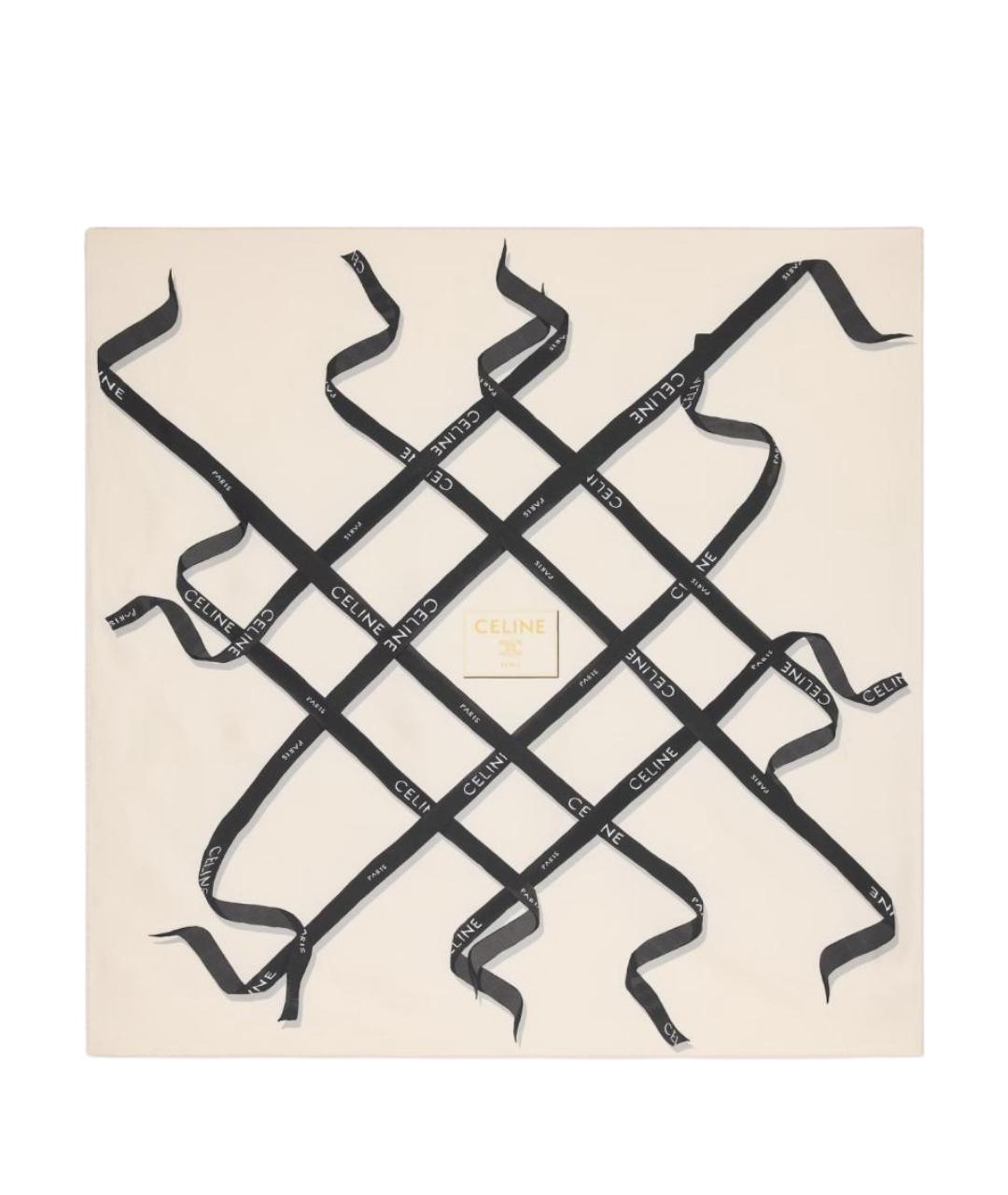 CELINE Мульти шелковый платок, фото 1