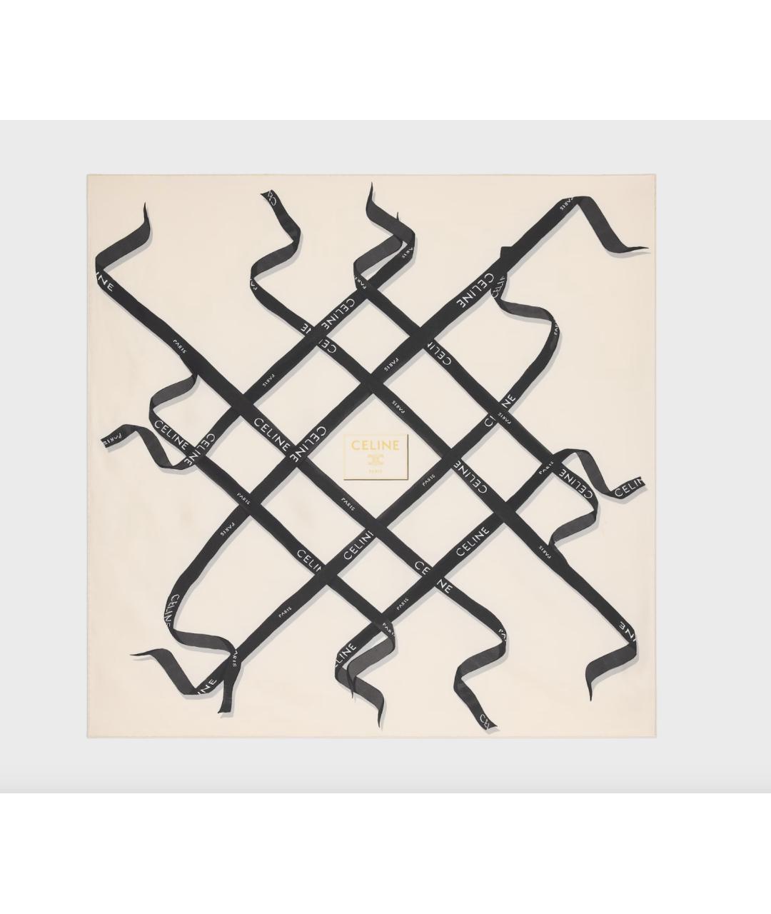 CELINE Мульти шелковый платок, фото 4