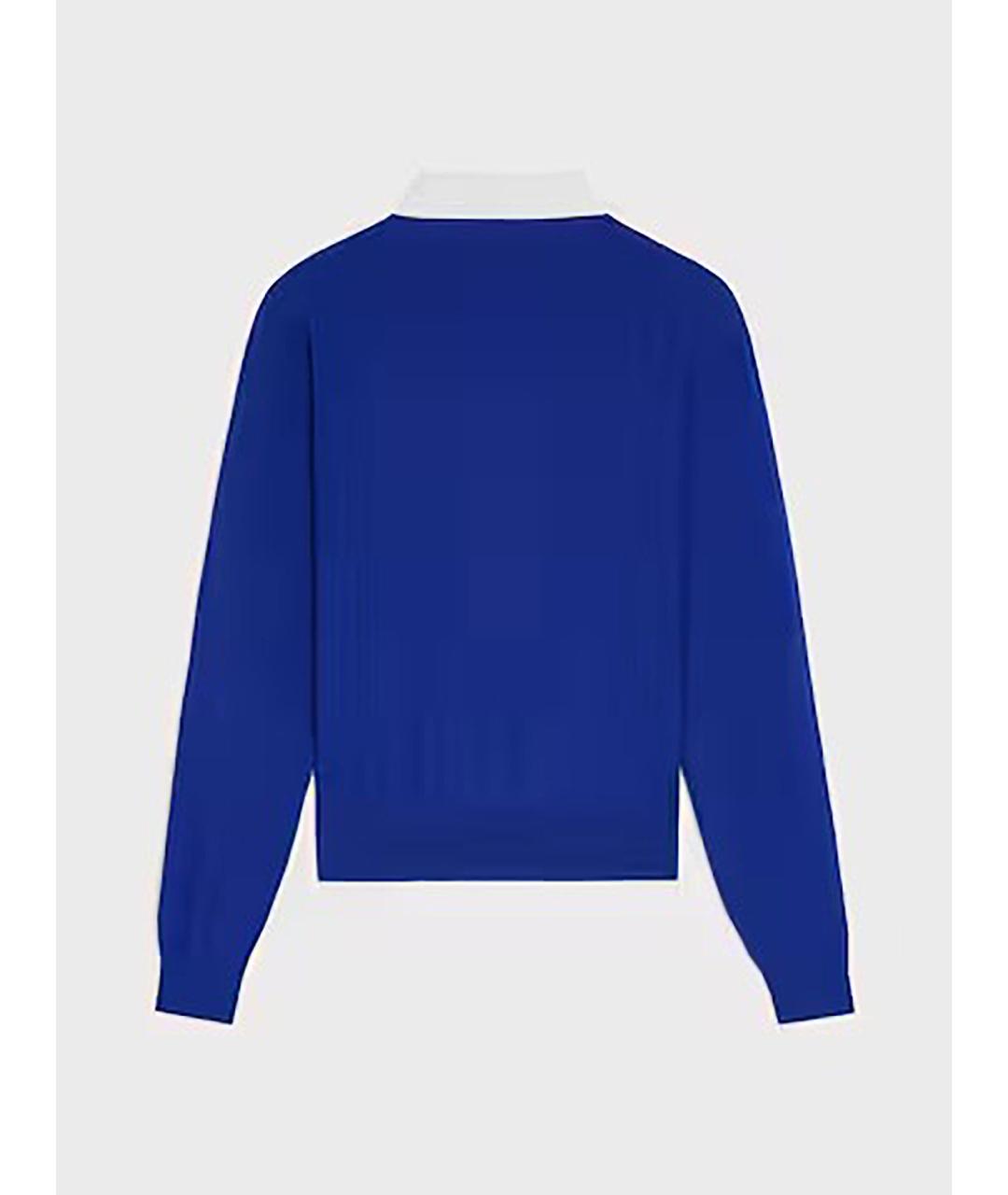 CELINE Синий кашемировый джемпер / свитер, фото 2