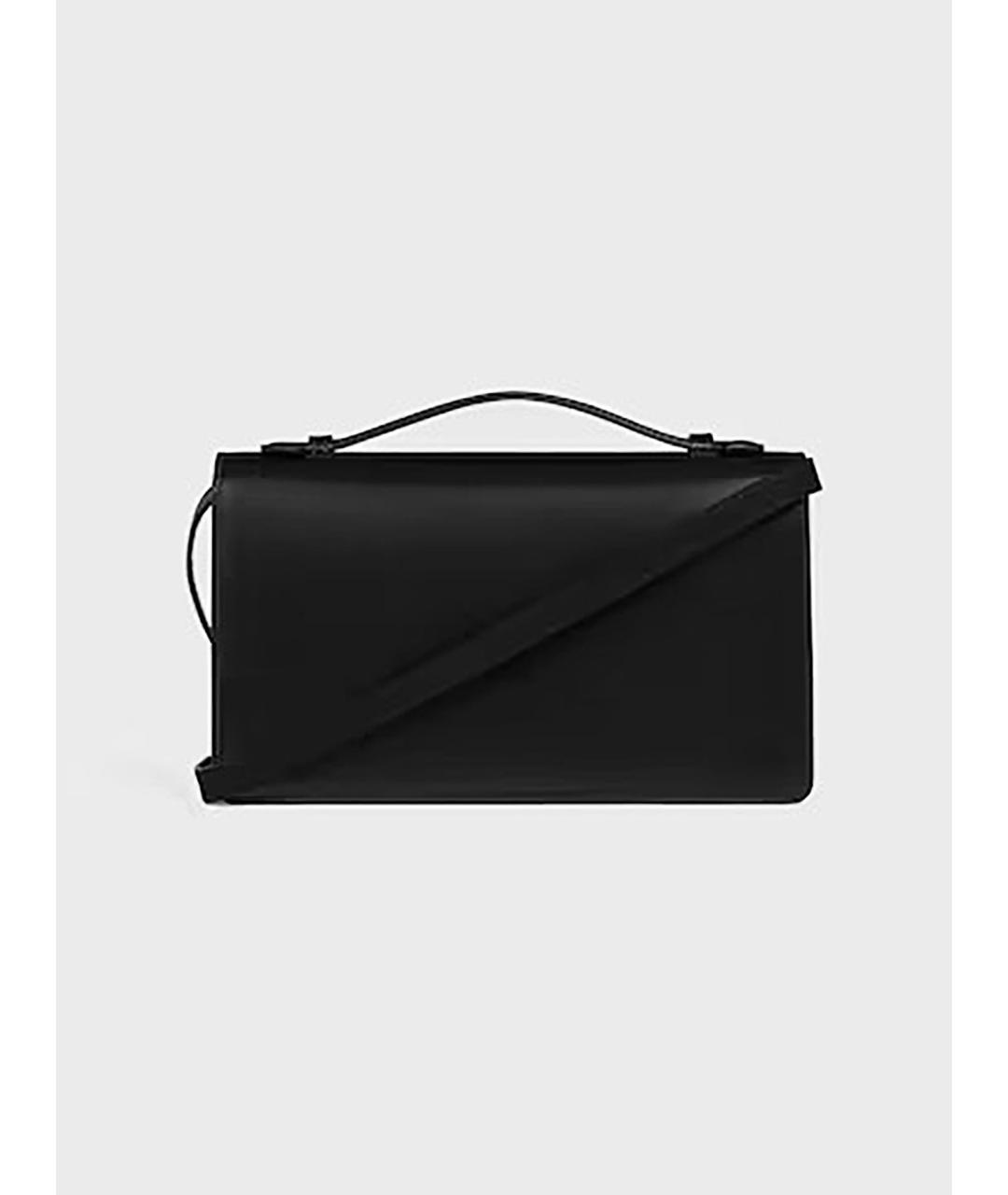 CELINE Черная кожаная сумка через плечо, фото 4