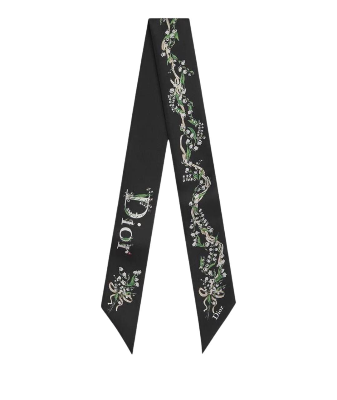 CHRISTIAN DIOR Мульти шелковый шарф, фото 1