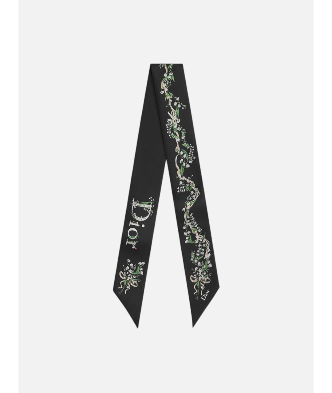 CHRISTIAN DIOR Мульти шелковый шарф, фото 3