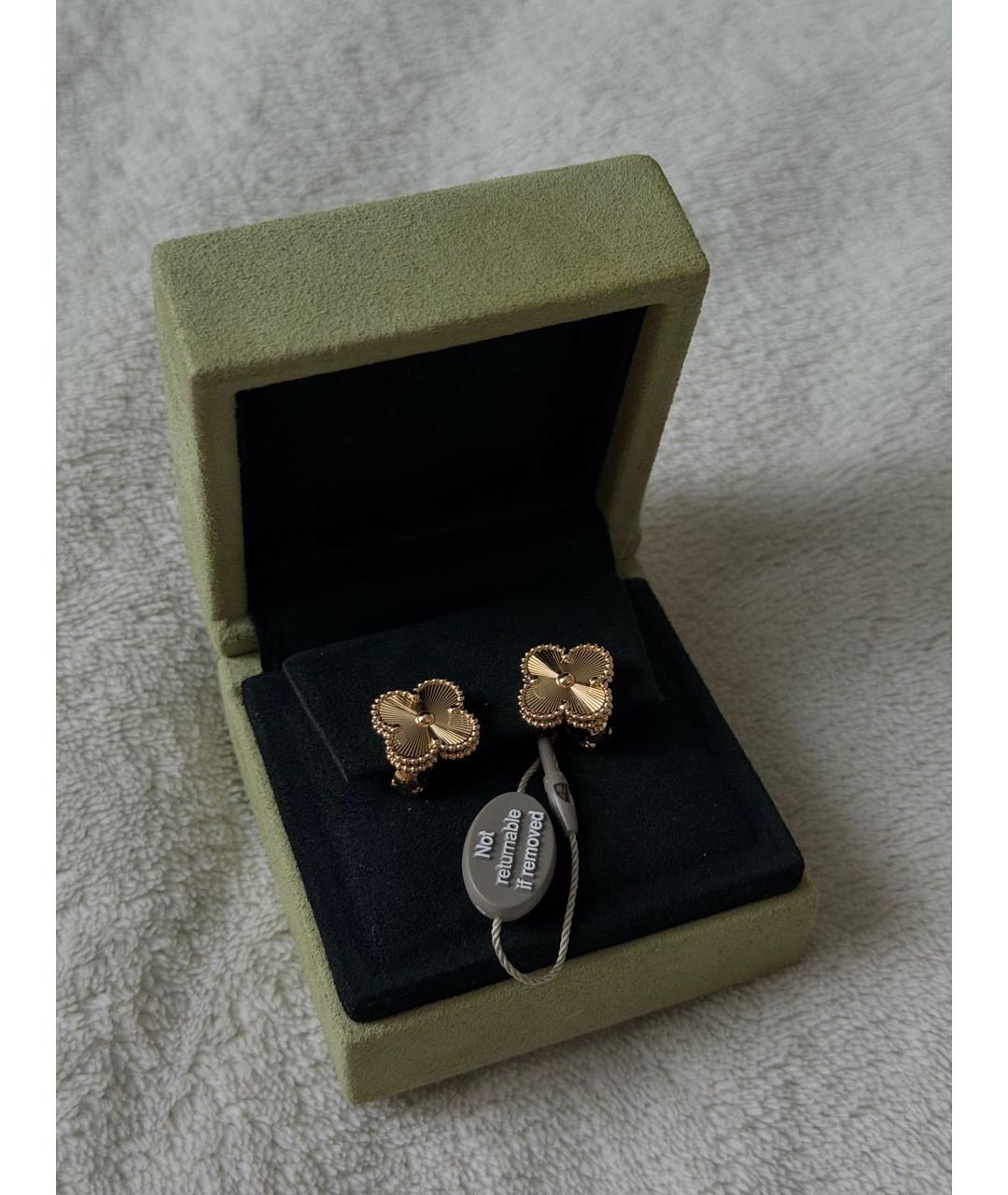 VAN CLEEF & ARPELS Золотые серьги из желтого золота, фото 3