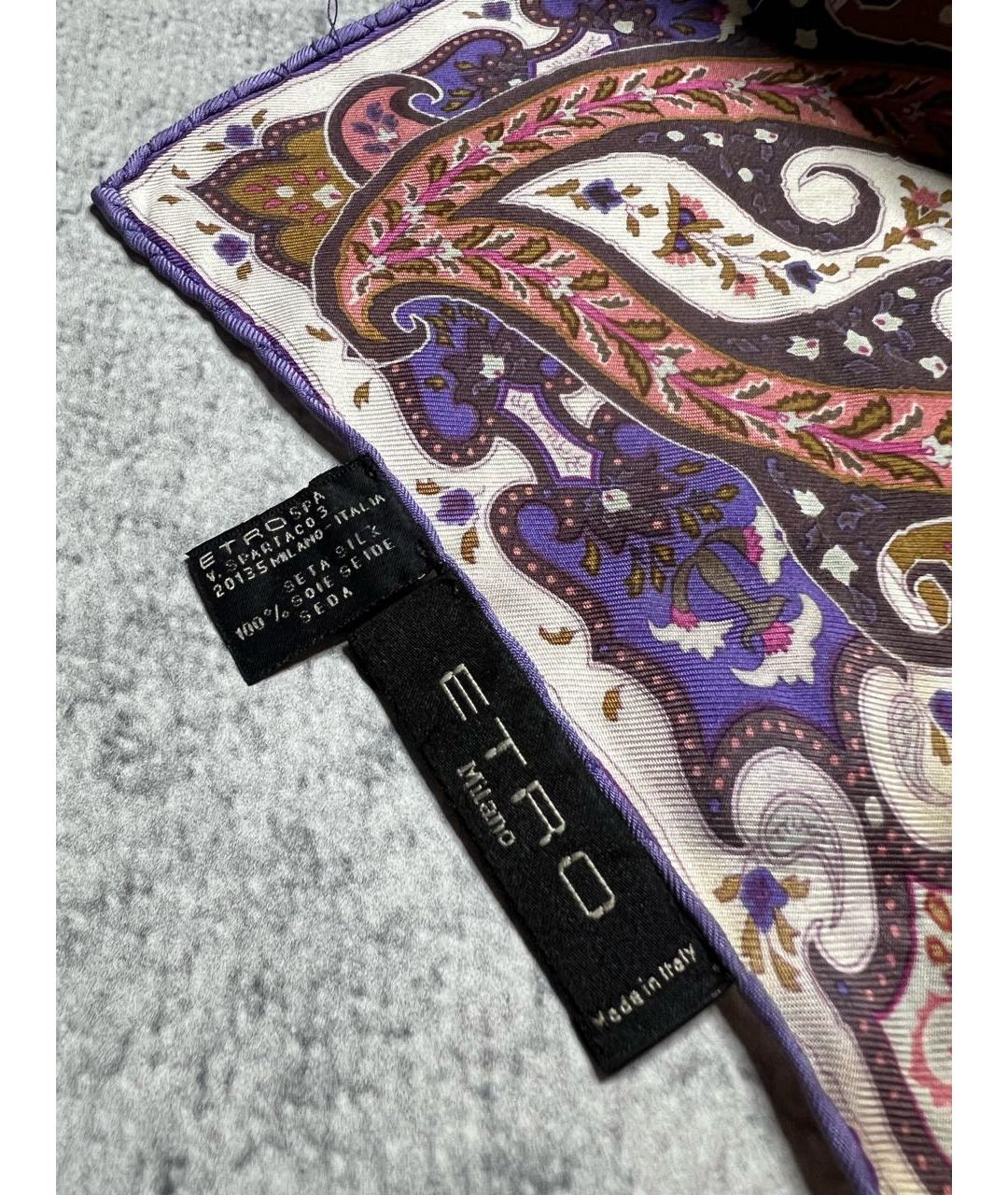 ETRO Мульти шелковый платок, фото 8