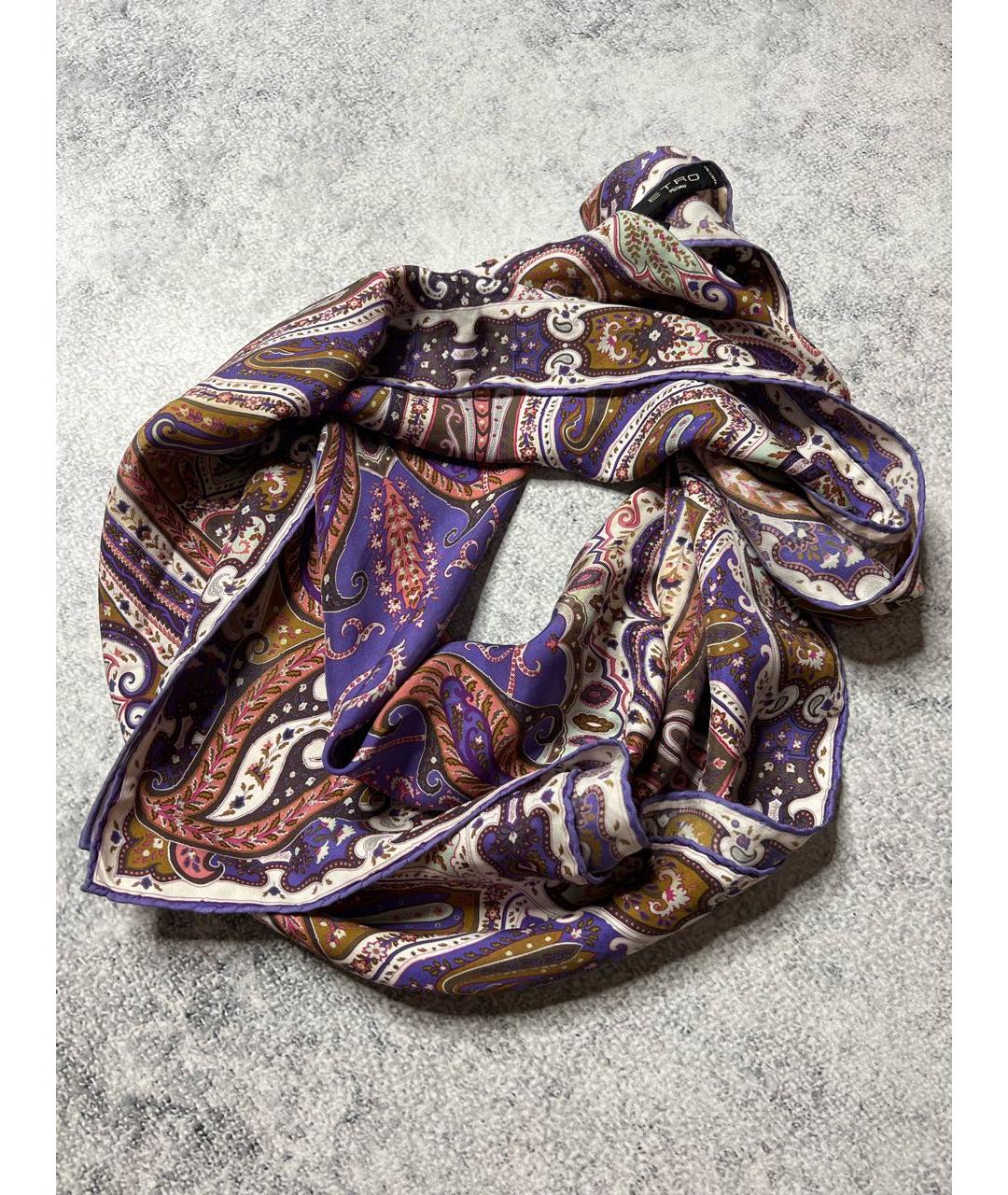 ETRO Мульти шелковый платок, фото 2