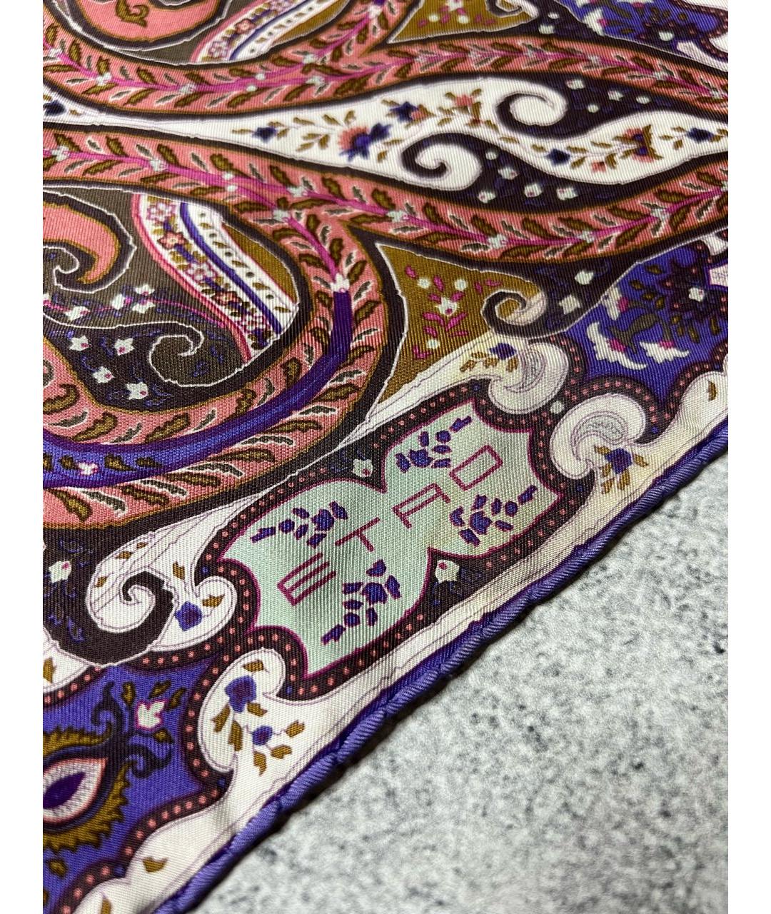 ETRO Мульти шелковый платок, фото 7
