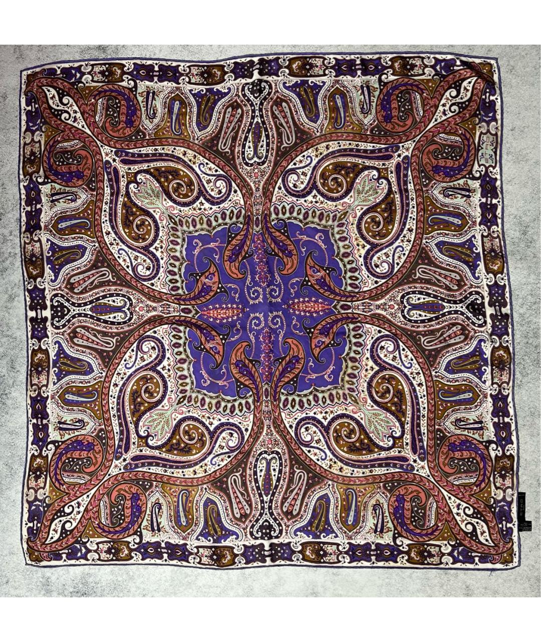ETRO Мульти шелковый платок, фото 9