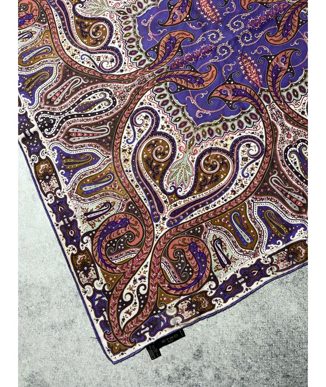 ETRO Мульти шелковый платок, фото 5