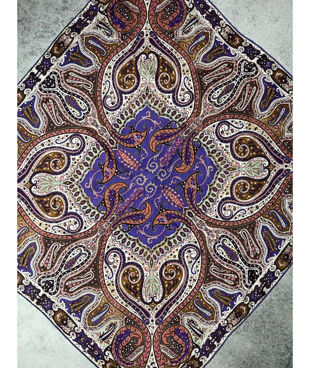 ETRO Мульти шелковый платок, фото 4