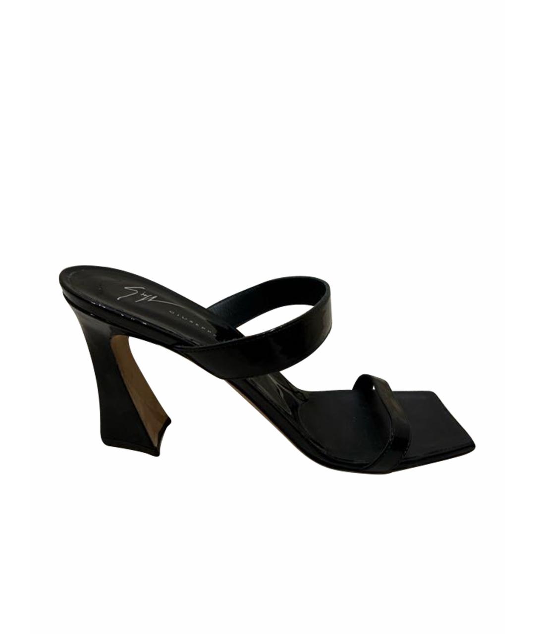 GIUSEPPE ZANOTTI DESIGN Черные босоножки, фото 1