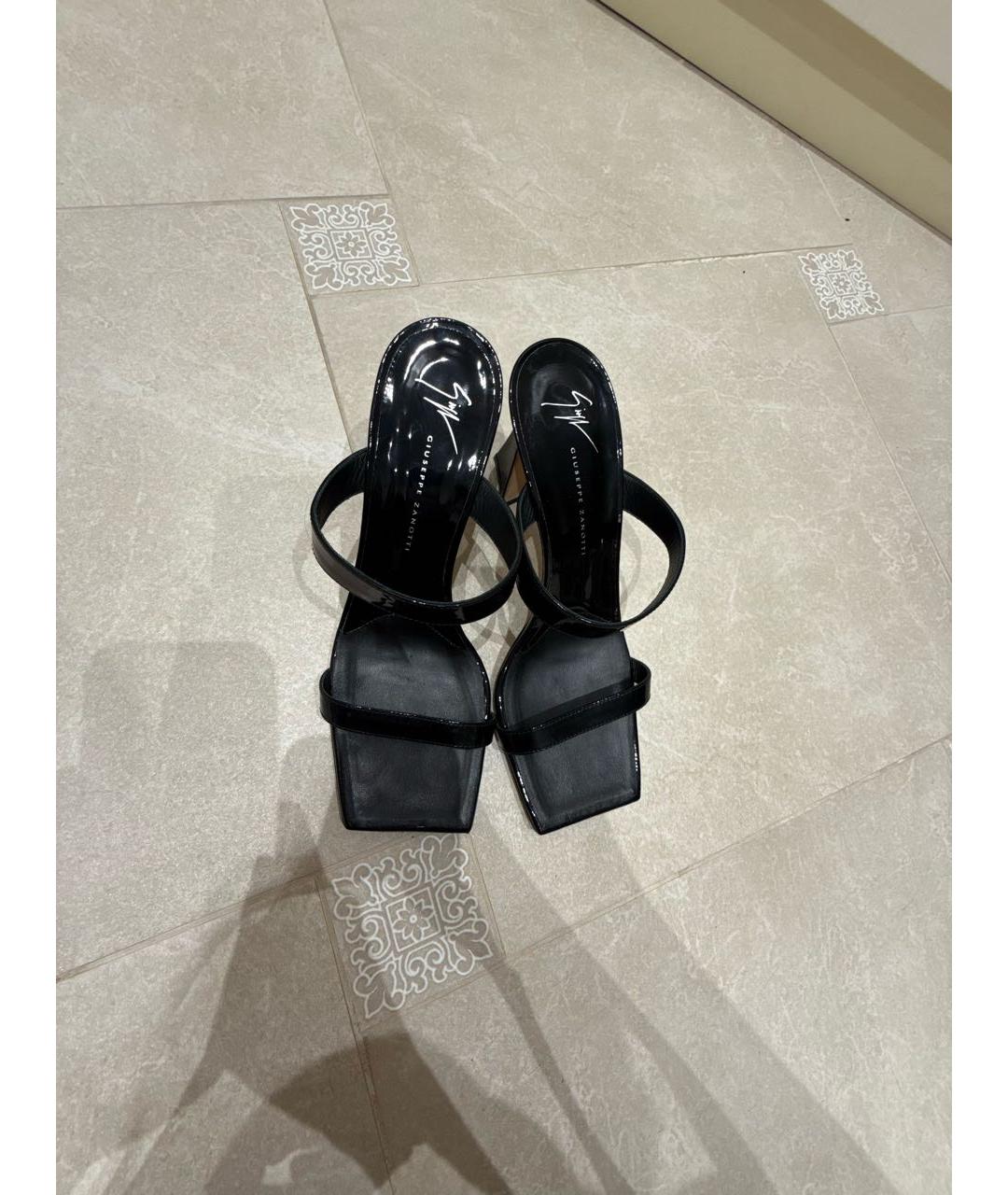 GIUSEPPE ZANOTTI DESIGN Черные босоножки, фото 2