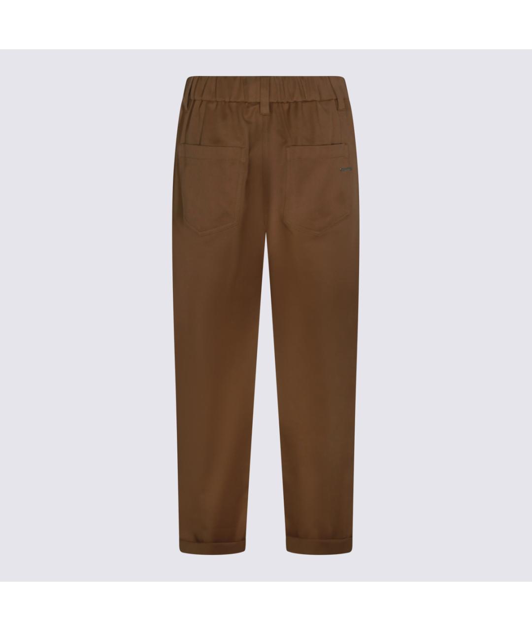 BRUNELLO CUCINELLI Хлопковые прямые брюки, фото 2