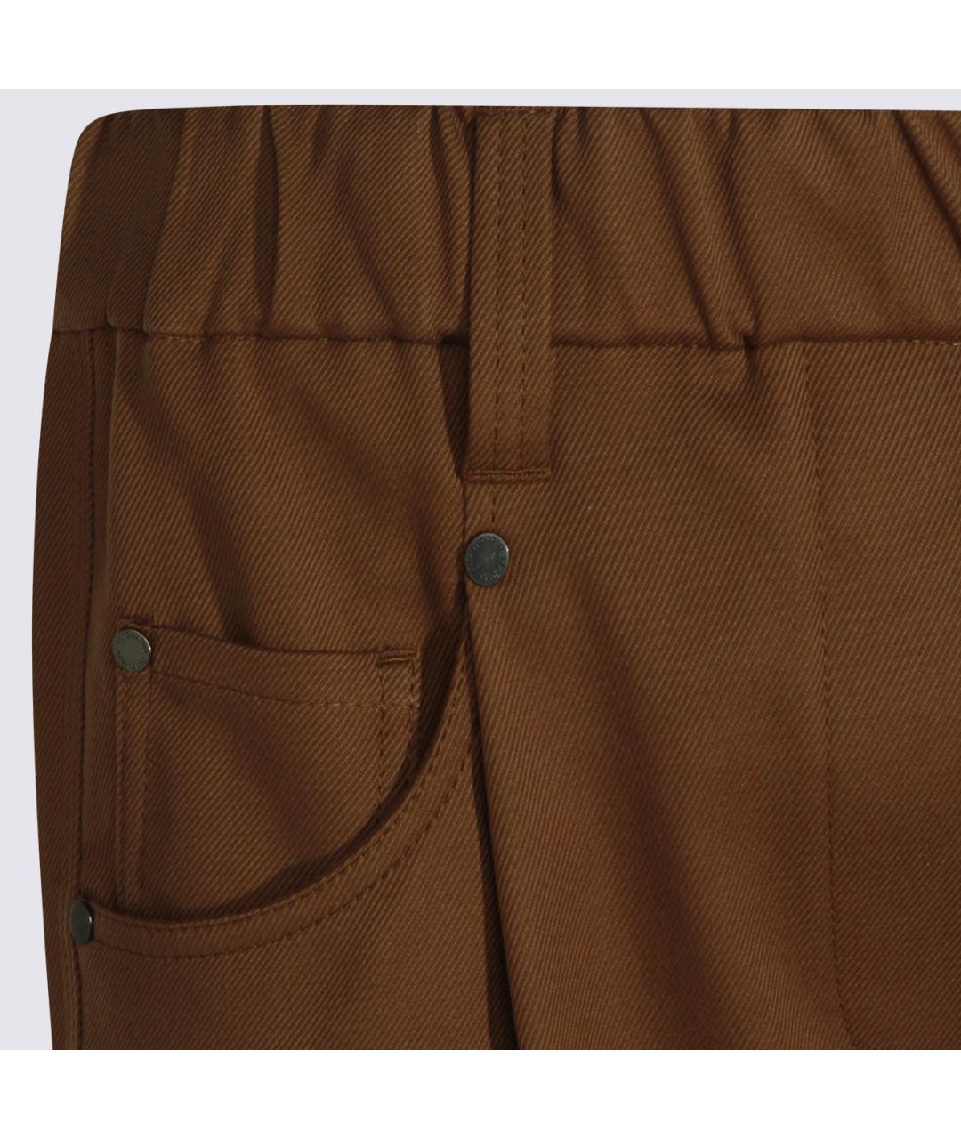 BRUNELLO CUCINELLI Хлопковые прямые брюки, фото 3