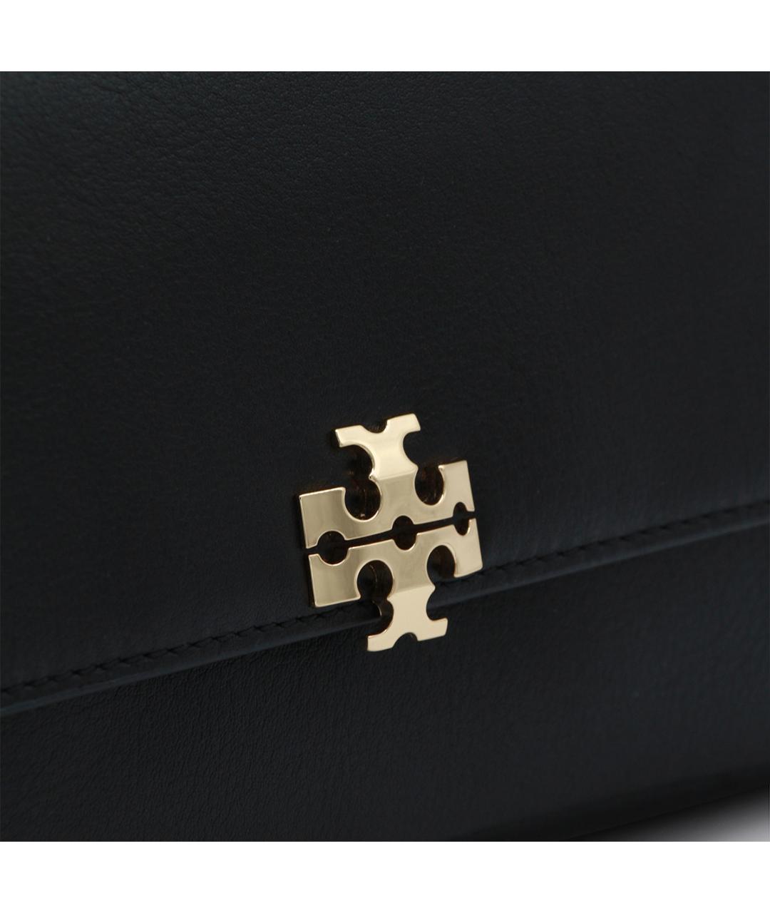 TORY BURCH Черная сумка с короткими ручками, фото 4